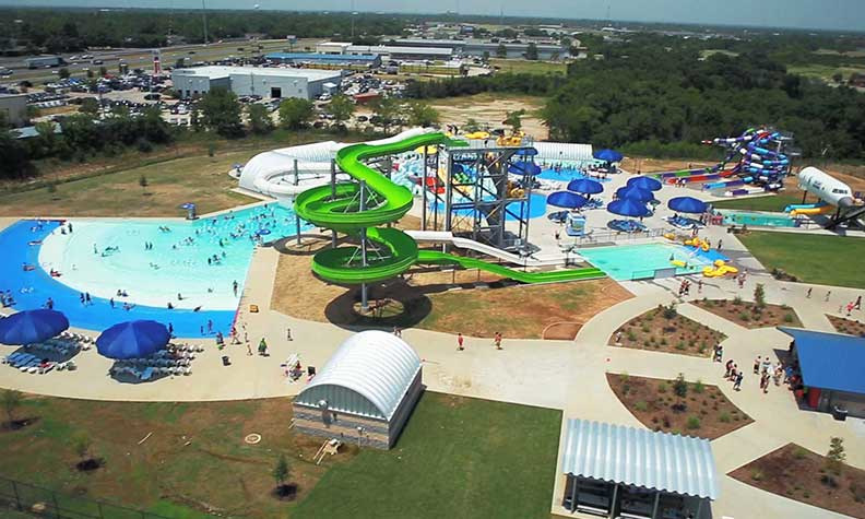 Splash Kingdom aerial view